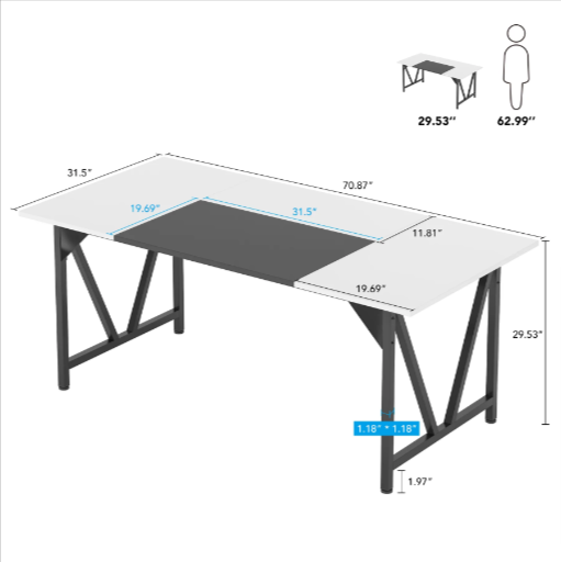 Synergetic Ways Conference Work Home Office Computer Table Desk - waseeh.com