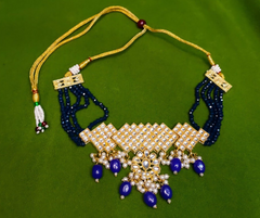 Regal Radiance Kundan Choker & Jhumka Set