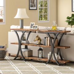 Vitrine Lounge Living Room Console Organizer Table - waseeh.com