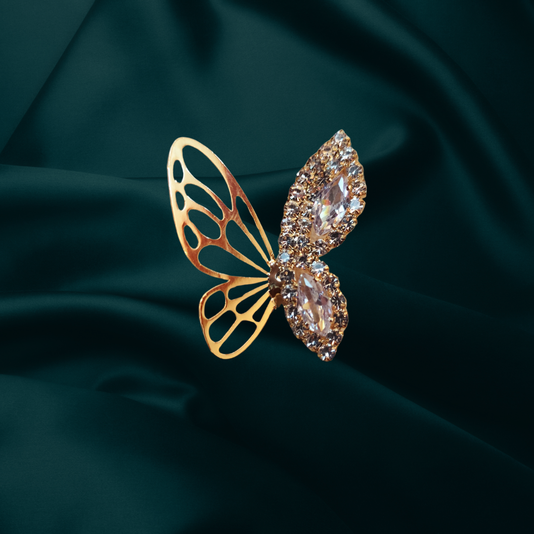 Butterfly Zircon Studded Earring