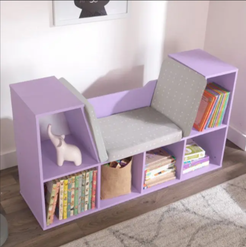 The Nook Bookcase Storage Shelve Organizer Kids Rack - waseeh.com