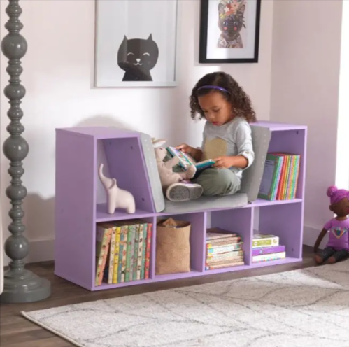 The Nook Bookcase Storage Shelve Organizer Kids Rack - waseeh.com