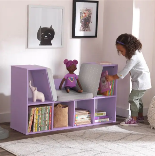 The Nook Bookcase Storage Shelve Organizer Kids Rack - waseeh.com