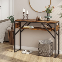 Slender Entryway Lounge Living Room Console Table - waseeh.com