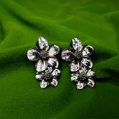 Elegant Bohemian Metal Flower Earrings