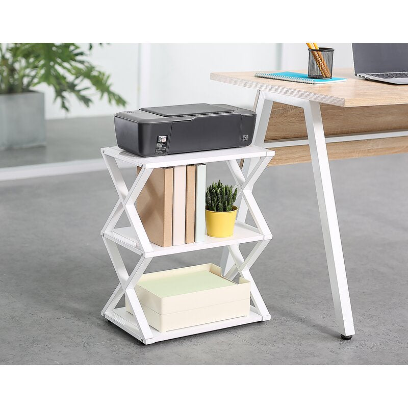 Caster Rolling Home Office Side Table Trolley - waseeh.com