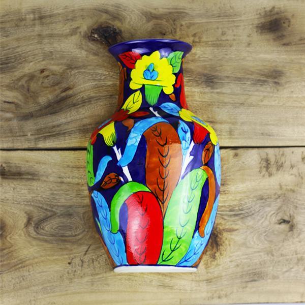 Felicity Half Vase-Blue Pottery - waseeh.com