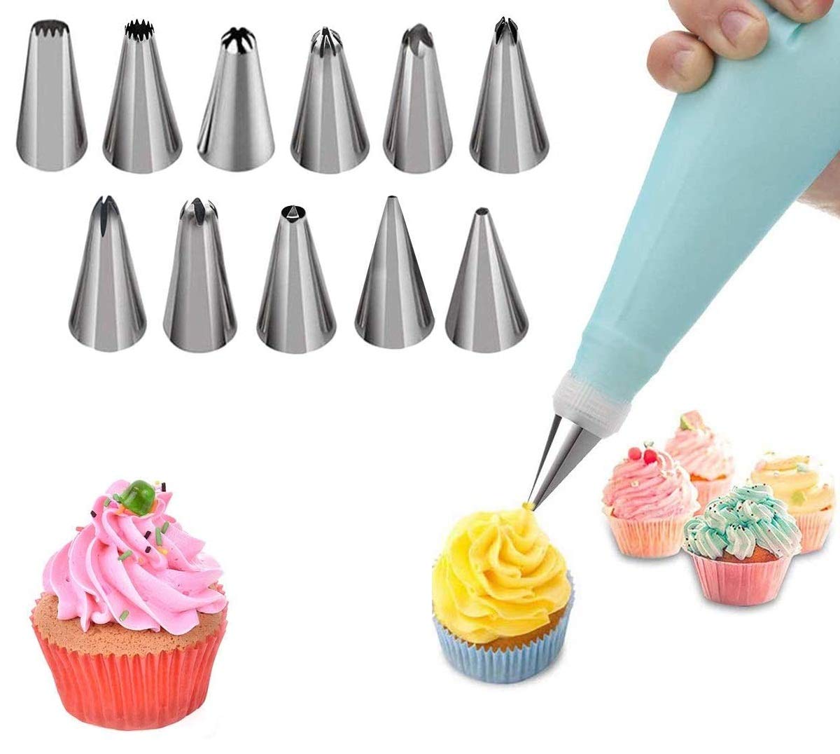 Cake Decorator Decorating Nozzles - waseeh.com