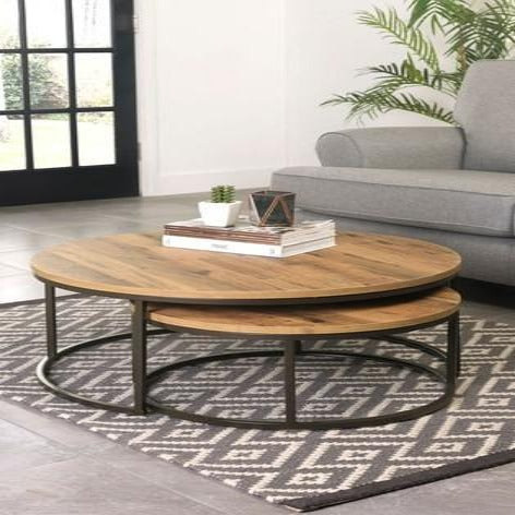 Maywood Nesting Living Loung Drawing Room Centre Tables (Set of 2) - waseeh.com