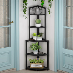 Plight Ladder Bookcase Shelve Kitchen Organizer Rack - waseeh.com