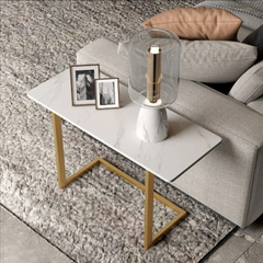 Sintered Stone Home End Side Table - waseeh.com