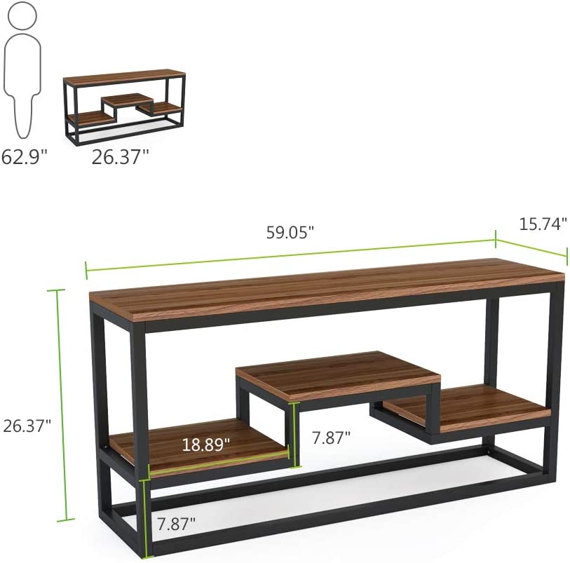 The Paysan Bookcase Shelve Console Table Decor - waseeh.com