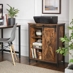 Woodland Side Cabinet Storage Organizer Rack - waseeh.com