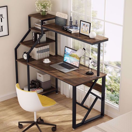 Timeless Maze Home Office Workstation Writing Organizer Desk Table - waseeh.com