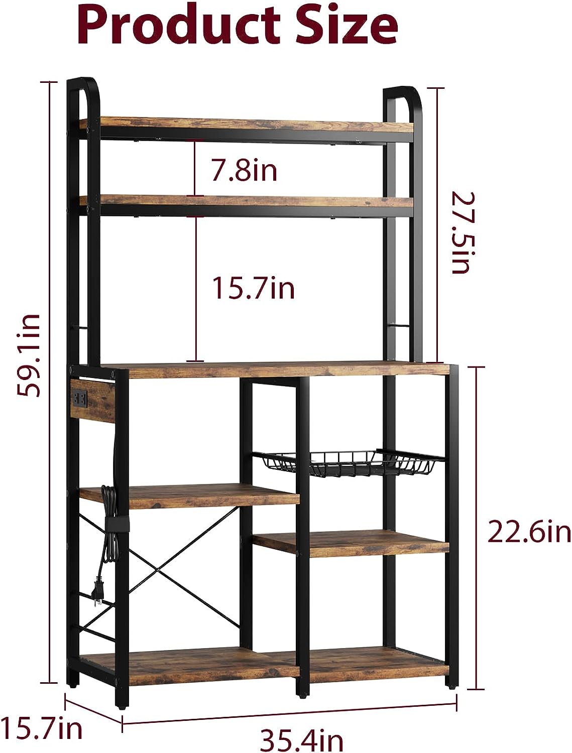 Nohal Kitchen Baker's Rack