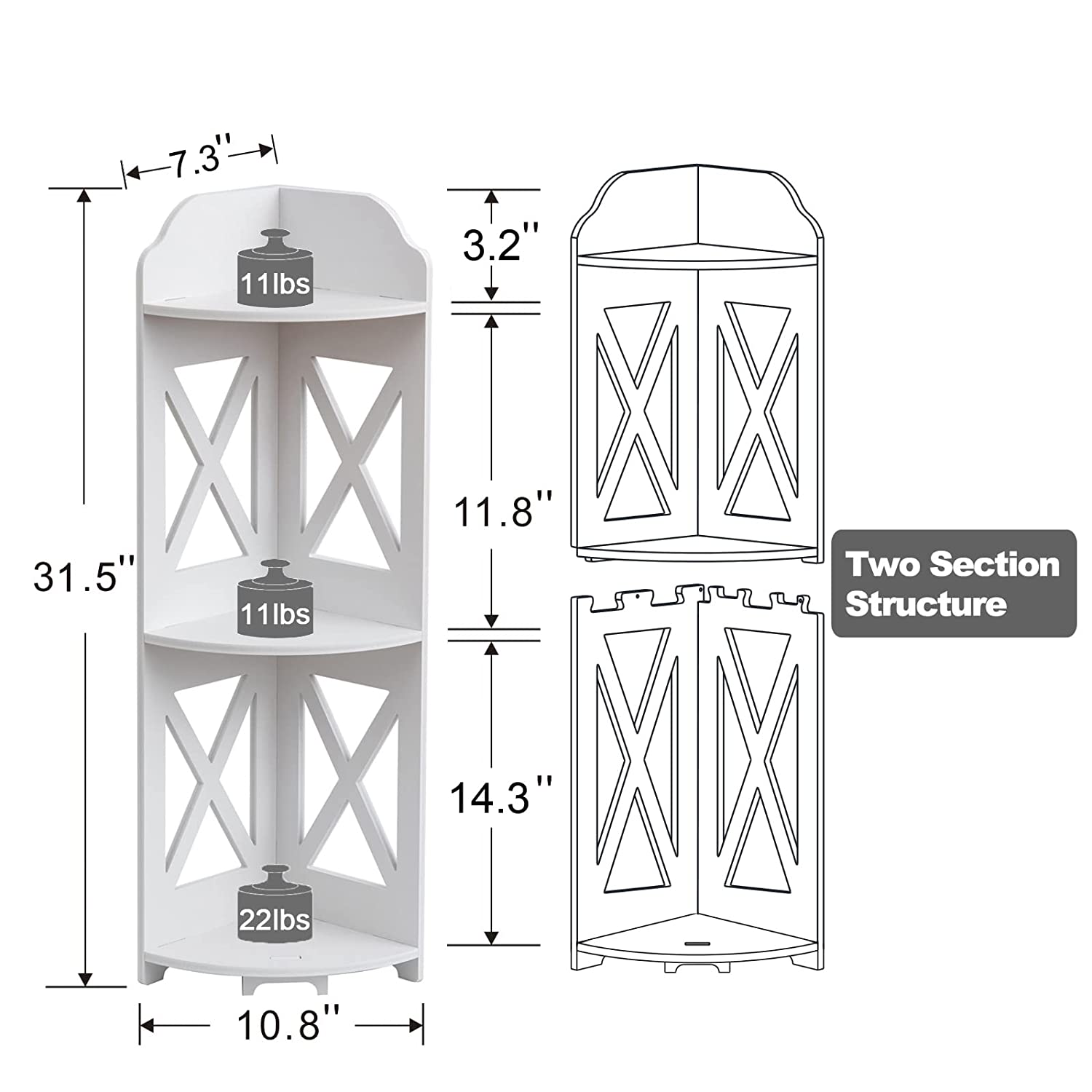 Bathroom Corner Rack - waseeh.com