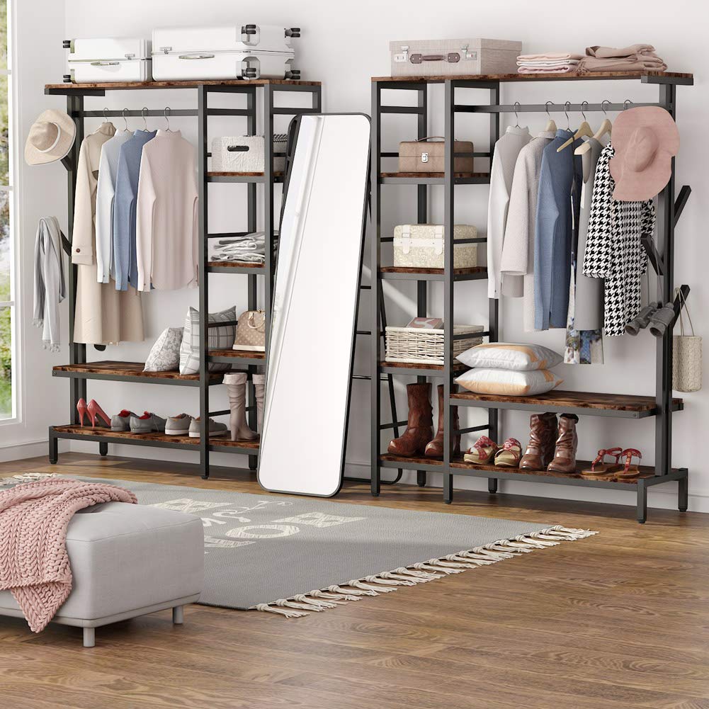 Murky Duty Bedroom Shoe Coat Hang Organizer Rack - waseeh.com