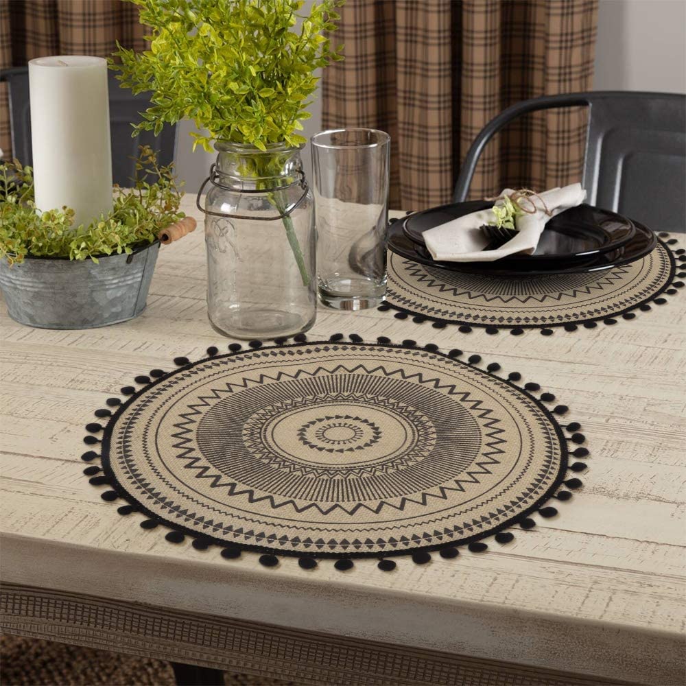 Jute Table Mats (Pack of 6) - waseeh.com