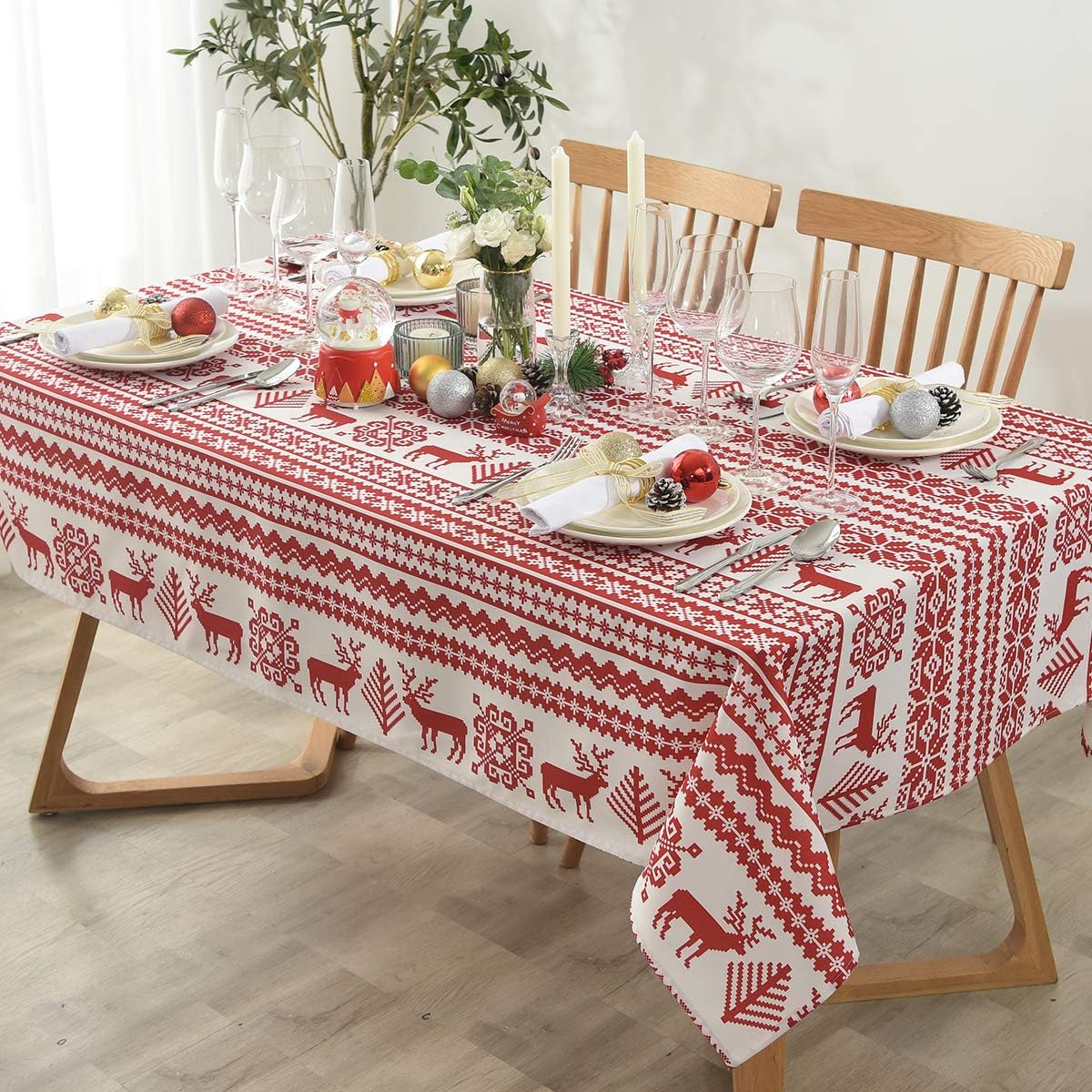 Nordic Printed Table Cover Duck Cotton