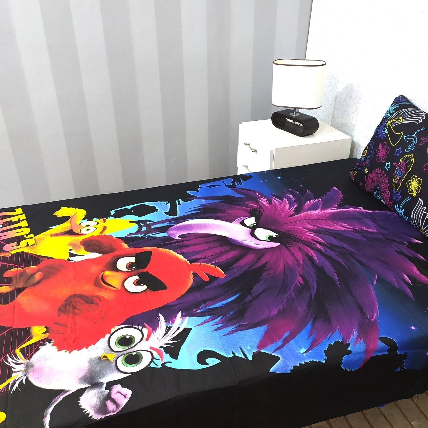 Kids Bed Sheet Angry Bird Revenge - waseeh.com