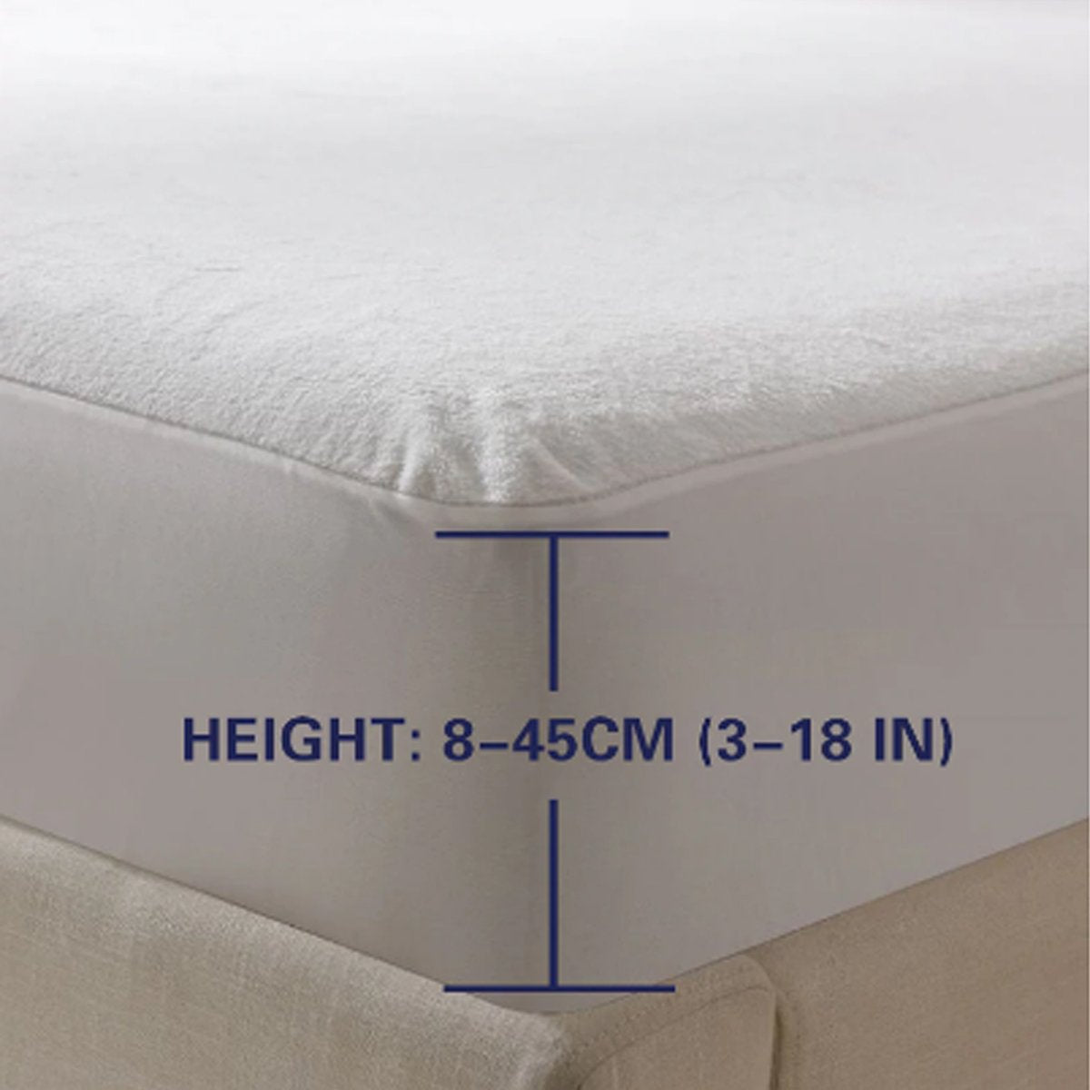 Waterproof Mattress Protector in Terry Cotton - waseeh.com