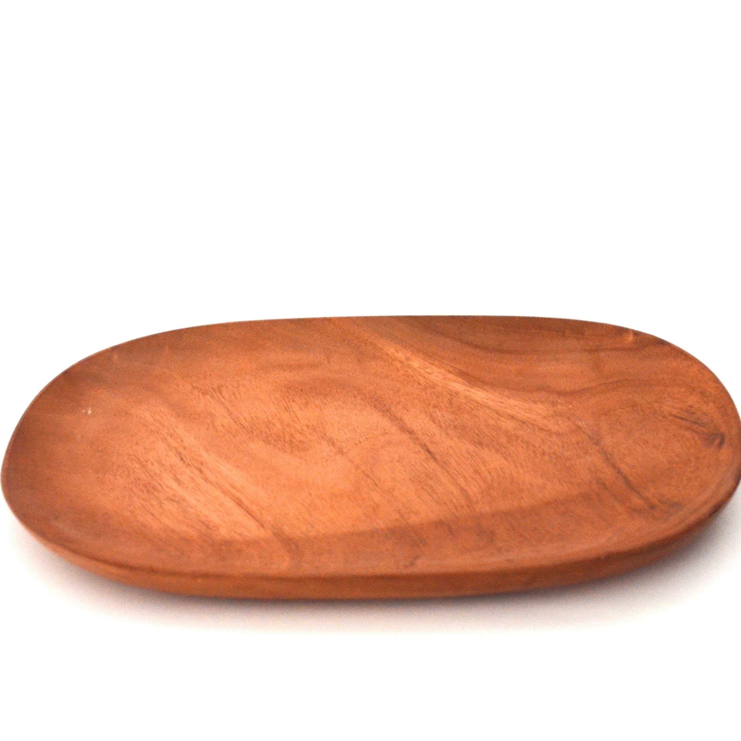 Oval Shape Wooden Platter Tray - waseeh.com