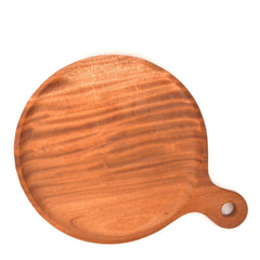 Round Shape Wooden Pizza Platter Tray - waseeh.com