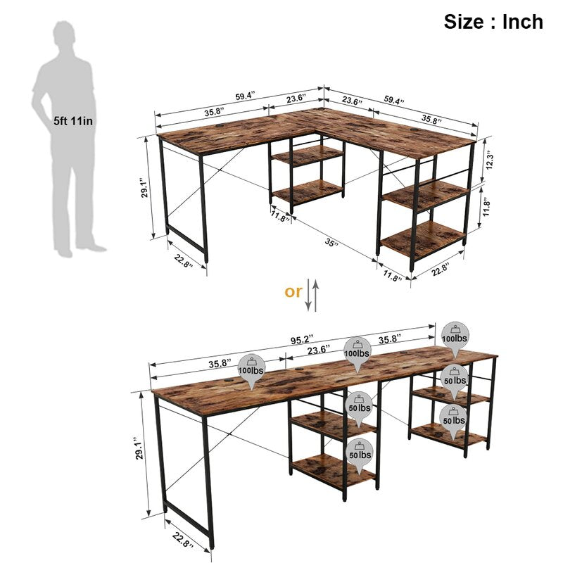 Proper Job Home Office Workstation Writing Organizer Desk Table - waseeh.com