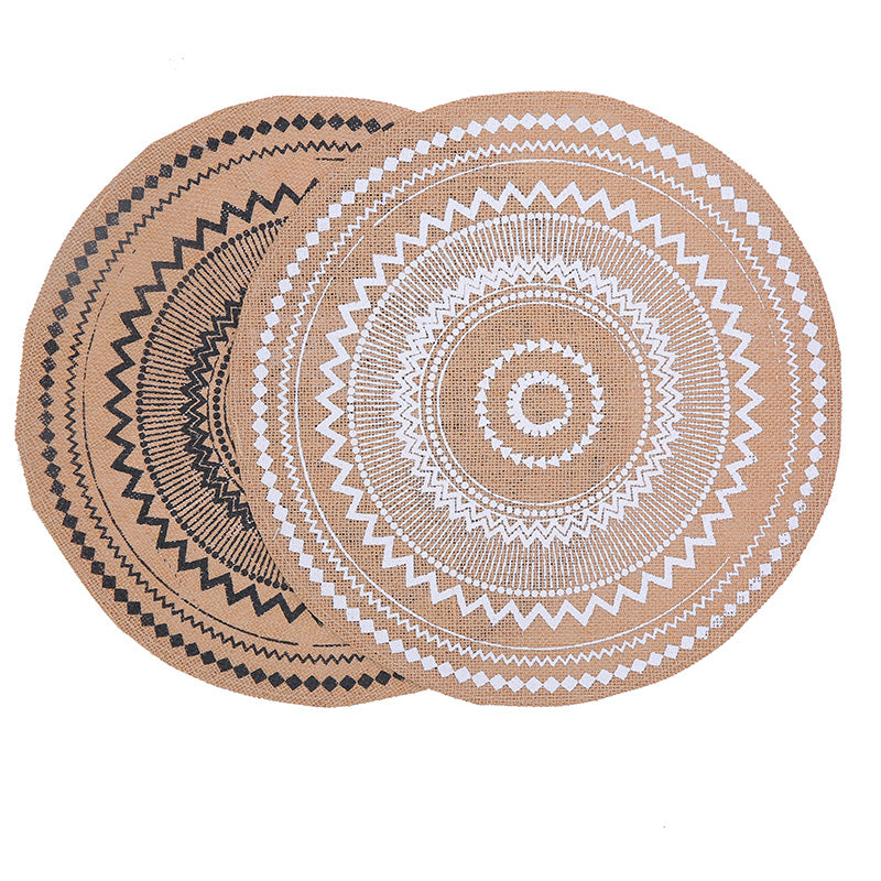 Jute Table Mats (Pack of 6) - waseeh.com