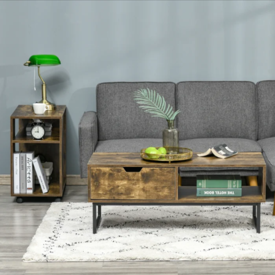 Jerado Living Room Lounge Centre Coffee Storage Table - waseeh.com