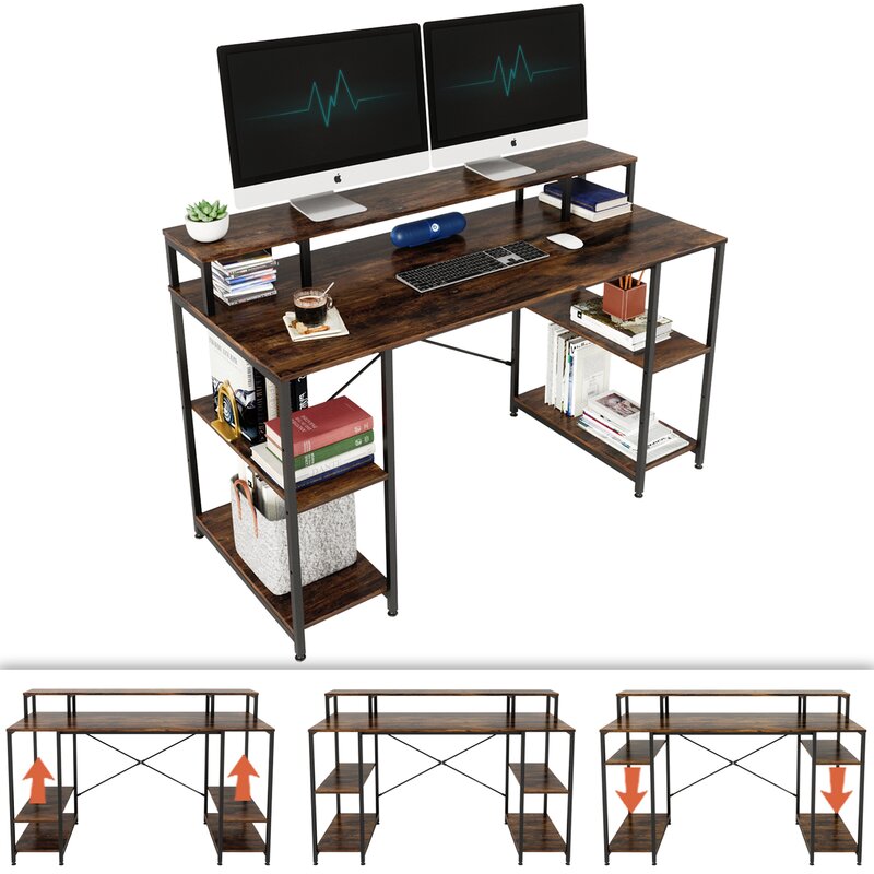 Lazio Home Office Workstation Writing Organizer Desk Table - waseeh.com