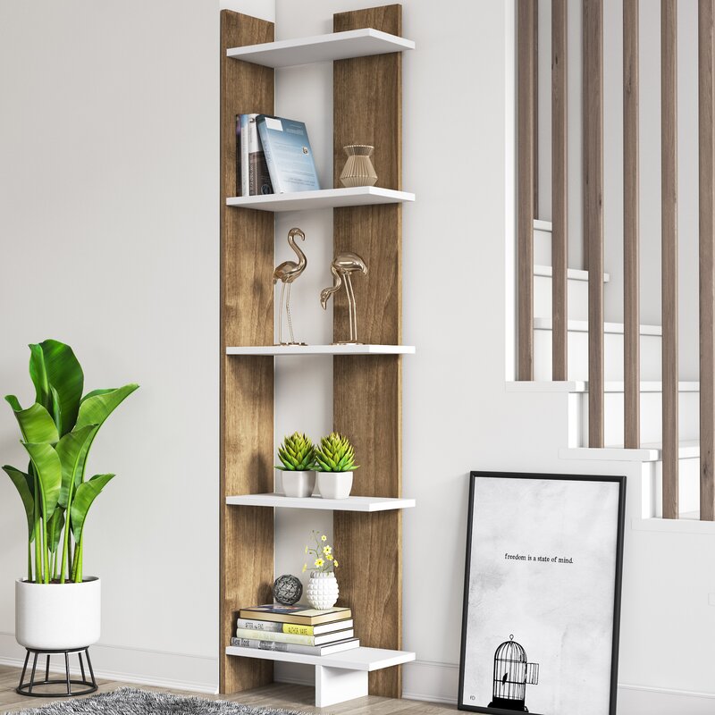 Infinity Living Drawing Room Bookcase Organizer Storage Rack - waseeh.com