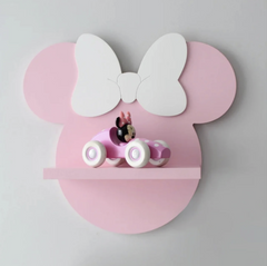 Minnie Mouse Kids Bedroom Floating Shelve Decor