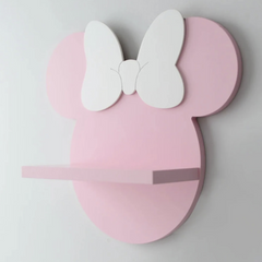 Minnie Mouse Kids Bedroom Floating Shelve Decor