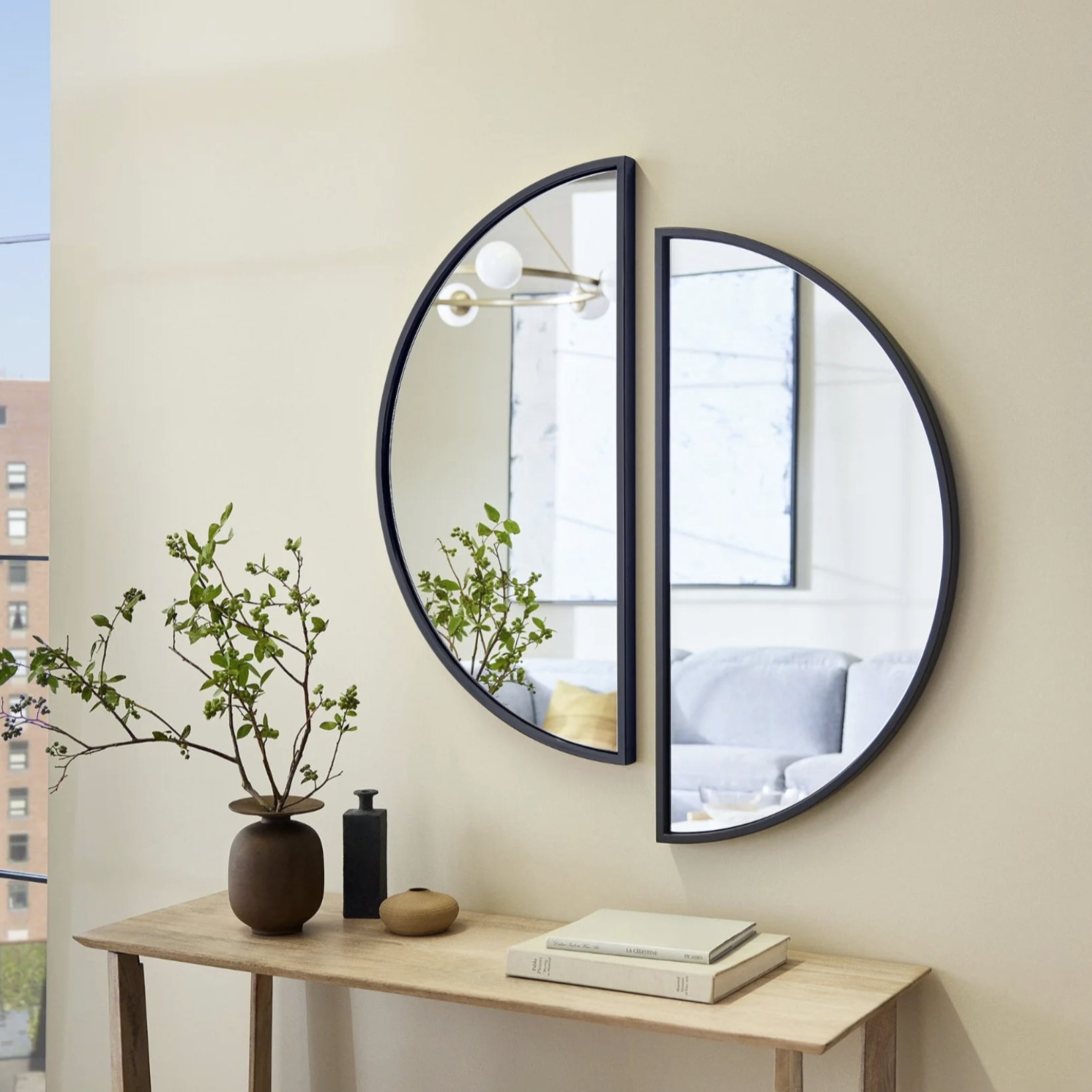 Fracti Living Lounge Wall Mirror Home Decor