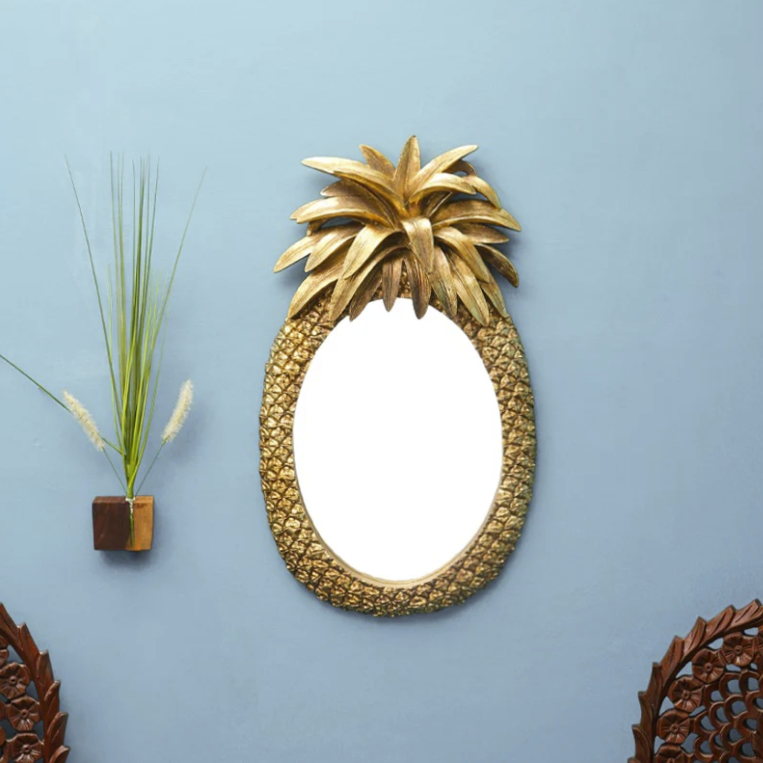 Pineapple Hanging Mirror