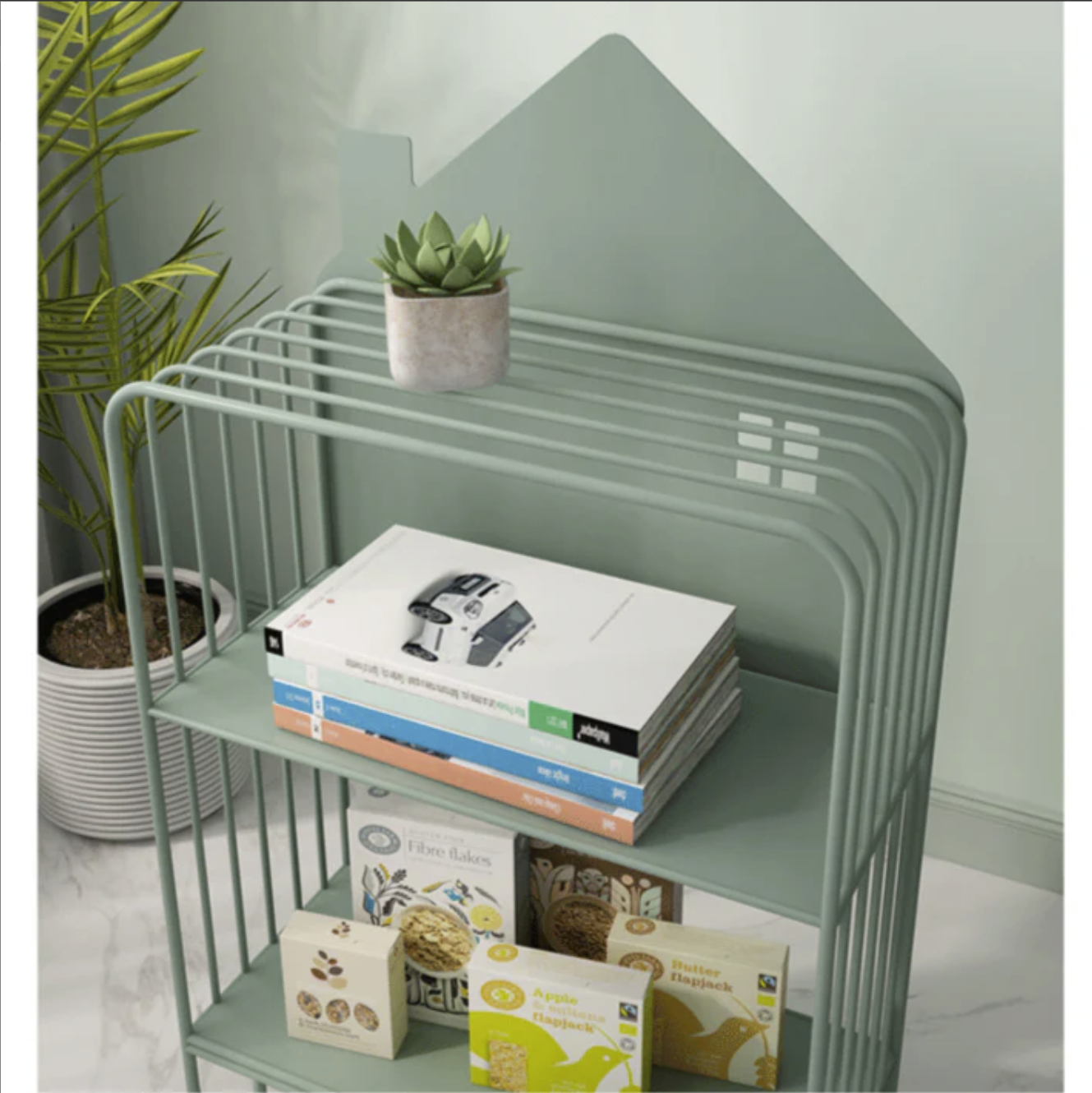 Sisi House Bookcase Kids Organizer Rack