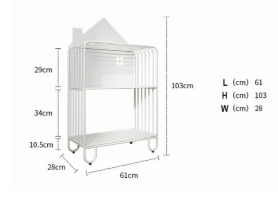 Sisi House Bookcase Kids Organizer Rack