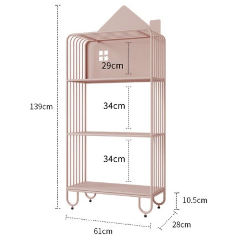 Sisi House Bookcase Kids Organizer Rack