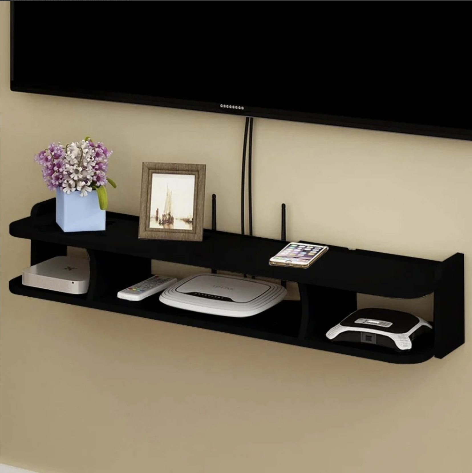 Floating Wifi Lounge Living Room Organizer Shelve Special