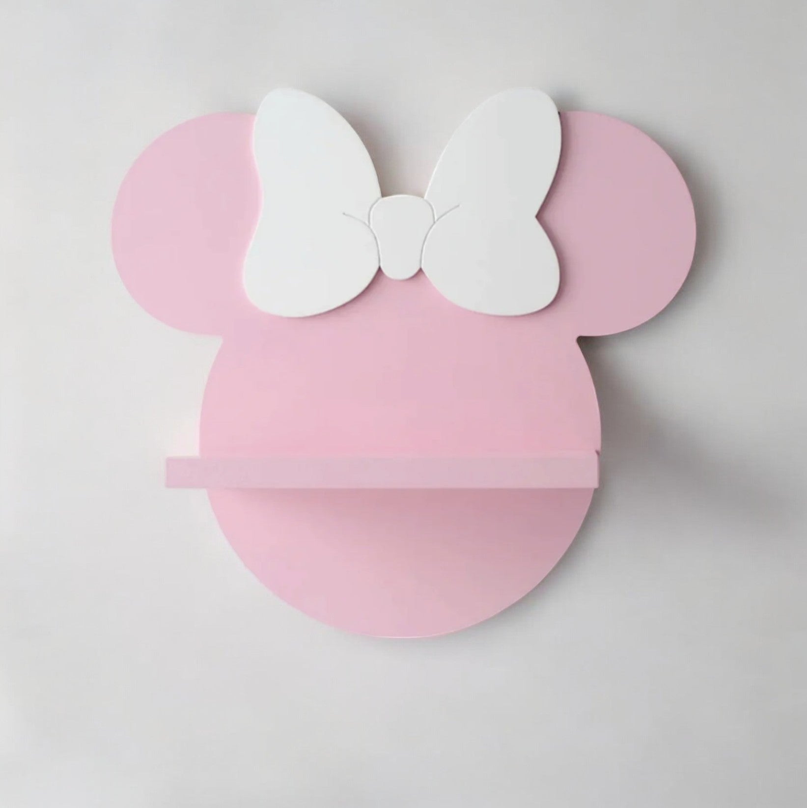 Minnie Mouse Kids Bedroom Floating Shelve Decor