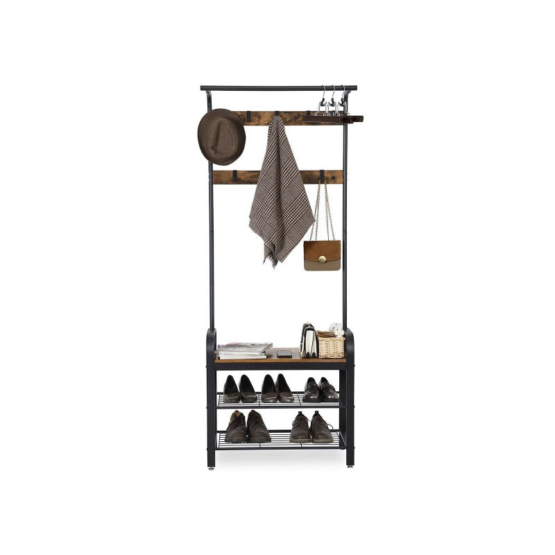 Vintage Cloth Coat Shoe Organizer Rack - waseeh.com