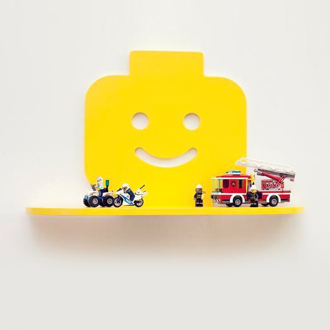 Smiley Kids Bedroom Floating Organizer Shelve Decor - waseeh.com