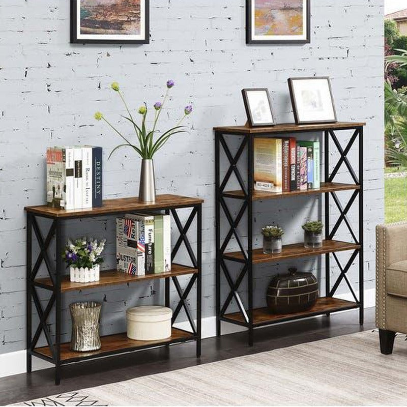 Tucson Concept Bookcase Console Organizer Decor Rack - waseeh.com