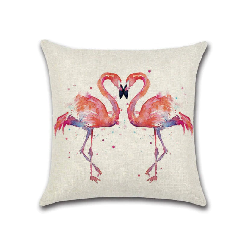 Flamingo Cushion Covers ( Pack of 5 ) - waseeh.com