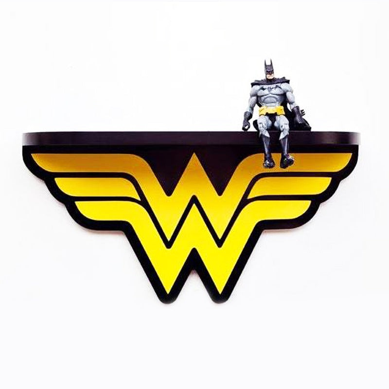 Wonder Women DC Kids Bedroom Floating Organzier Shelve Decor - waseeh.com