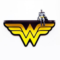 Wonder Women DC Kids Bedroom Floating Organzier Shelve Decor - waseeh.com