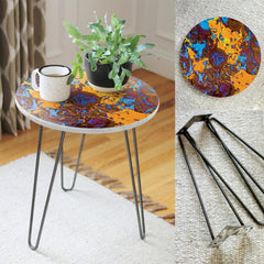 Yellow Universe Living Lounge Center Side Hairpin Table - waseeh.com