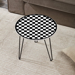 Damru Mist Living Coffee Lounge Center Side Hairpin Table - waseeh.com