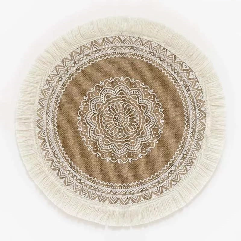 Jute Table Mats (Pack of 6) - waseeh.com